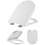 Bormann  Κάλυμμα Λεκάνης Gemini Soft Close Duroplast Mεγάλης Αντοχής Και Διάρκεια Ζωής BTW1010