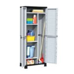 Ντουλαπα πλαστικη με 4 ραφια & χωρισμα BORMANN BPC7000 023517