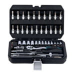 Bormann Pro Καρυδάκια 1/4" Με Καστάνια Και Προέκταση Σετ 46 Τεμάχια BHT5100