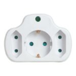 SAS Αντάπτορας Με Προστασία Υπέρτασης  3 Θέσεων 100-15-018