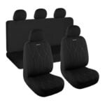 Bormann Σετ Καλύμματα Αυτοκινήτου Πολυεστερικό  Μαύρο 9τμχ  BWC3000