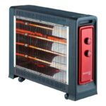 Bormann Elite Θερμαστρα Χαλαζία Δαπέδου 4 Λάμπες Μαύρη 2200W  BEH7200