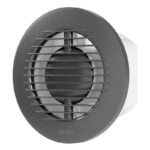 Europlast Εξαεριστήρας Μπάνιου Στρογγυλός Ανθρακί EA100A