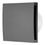 Europlast Εξαεριστήρας Mπάνιου Με Κάλυμμα Ανθρακί EET100A