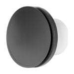 Europlast  Εξαεριστήρας Μπάνιου Στρογγυλός Με Κάλυμμα Ανθρακί  EAT100A