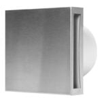 Europlast  Εξαεριστήρας Μπάνιου Με Ανοξείδωτο (Inox) Κάλυμμα, Υγροστάτη & Χρονοδιακόπτη EET125HTi