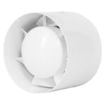 Europlast Επιτοίχιος Εξαεριστήρας Μπάνιου Για Σωλήνα 100mm Λευκός EK100