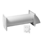 Europlast EER125S Εναλλάκτης Θερμότητας Αέρα 125mm Με Διακόπτη Τοιχού