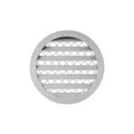 Europlast MRA125 Περσίδα Εξαερισμού 12.5x12.5cm με Πλέγμα Προστασίας Γκρι
