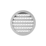 Europlast MRA100 Περσίδα Εξαερισμού με Πλέγμα Προστασίας Γκρι