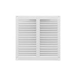 Europlast MR2020 Περσίδα Εξαερισμού Μεταλλική με Πλέγμα Προστασίας Λευκό