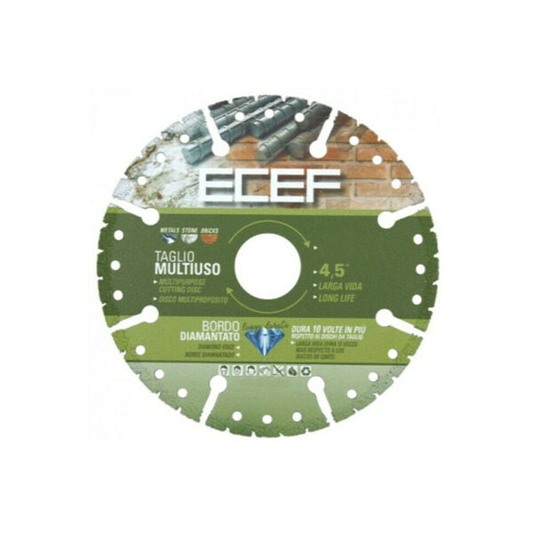 ECEF 880125 Δίσκος Κοπής Δομικών Υλικών 125mm