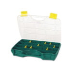 Tayg 22-26 Ταμπακιέρα 21 Θέσεων Με Ρυθμιζόμενα Χωρίσματα 312x238x51mm Πράσινη