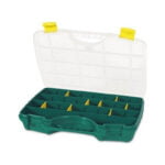 Tayg 23-26 Ταμπακιέρα 21 Θέσεων Με Ρυθμιζόμενα Χωρίσματα 388x290x61mm Πράσινη