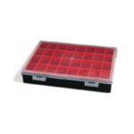 Tayg 330/50/32 Ταμπακιέρα Εργαλείων 32 Θέσεων με Αφαιρούμενα Κουτιά 330x247x54 mm Κόκκινη