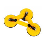 Vorel 21105302 Τριπλή Βεντούζα Πλαστική Διαμέτρου 115mm με Ικανότητα Συγκράτησης 100kg