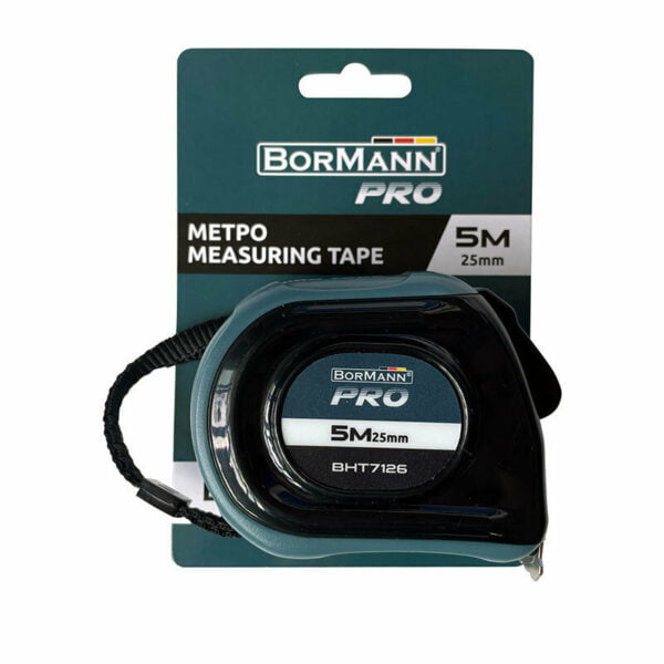 Bormann Pro BHT7126 Μετροταινία με Αυτόματη Επαναφορά και Μαγνήτη 25mm x 5m