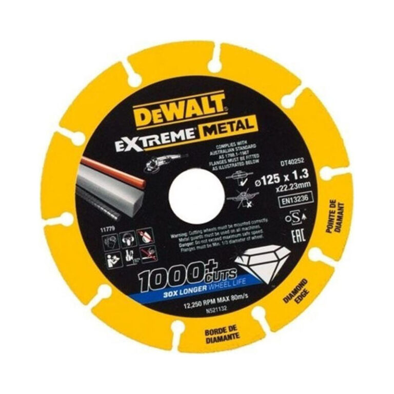 Dewalt DT40252 Δίσκος Κοπής Inox Διαμαντέ Extreme 125mm