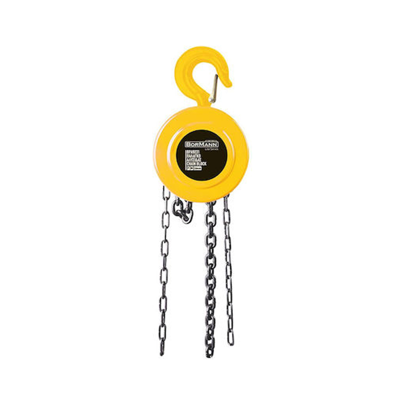 BPA9231 Bormann BPA9231 Παλάγκο Αλυσίδας για Φορτίο Βάρους έως 2t σε Κίτρινο Χρώμα