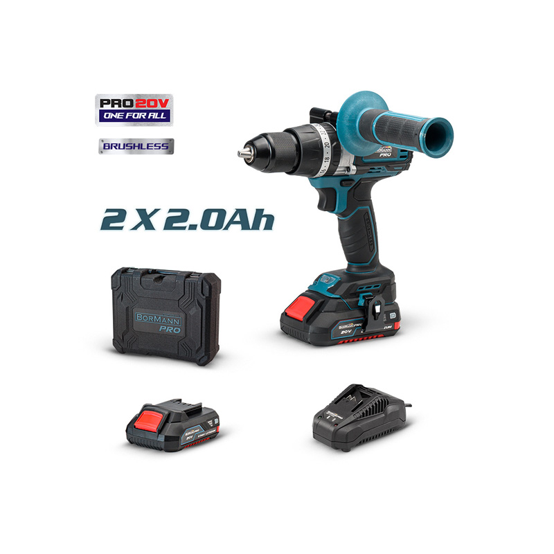 Bormann-Pro-BBP5140 Bormann Pro BBP5140 Κρουστικό Δραπανοκατσάβιδο Μπαταρίας Brushless 20V