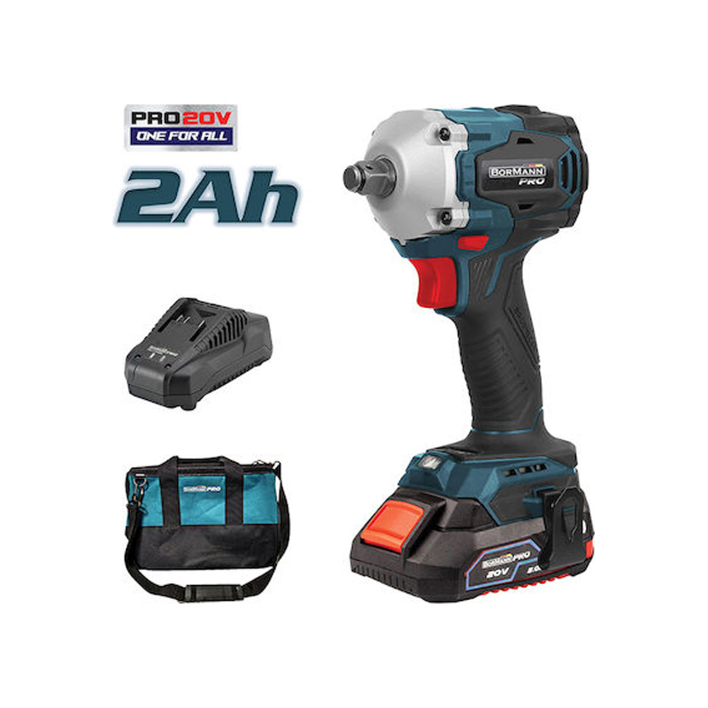 ormann-BBP9230 Bormann Pro BBP9230 Μπουλονόκλειδο Brushless 20V 1x2Ah