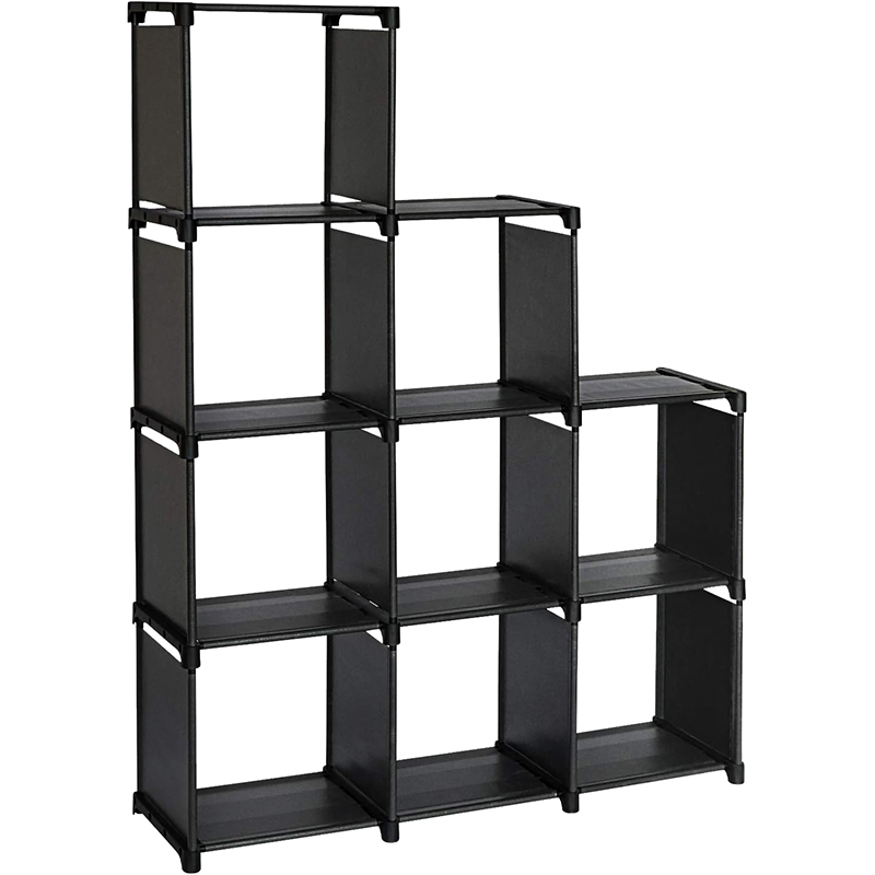 BPC1510 BORMANN Elite BPC1510 Βιβλιοθήκη-Ραφιέρα Υφασμάτινη Δαπέδου με Μεταλλικό Σκελετό Γκρι,125x30X125cm - Image 1