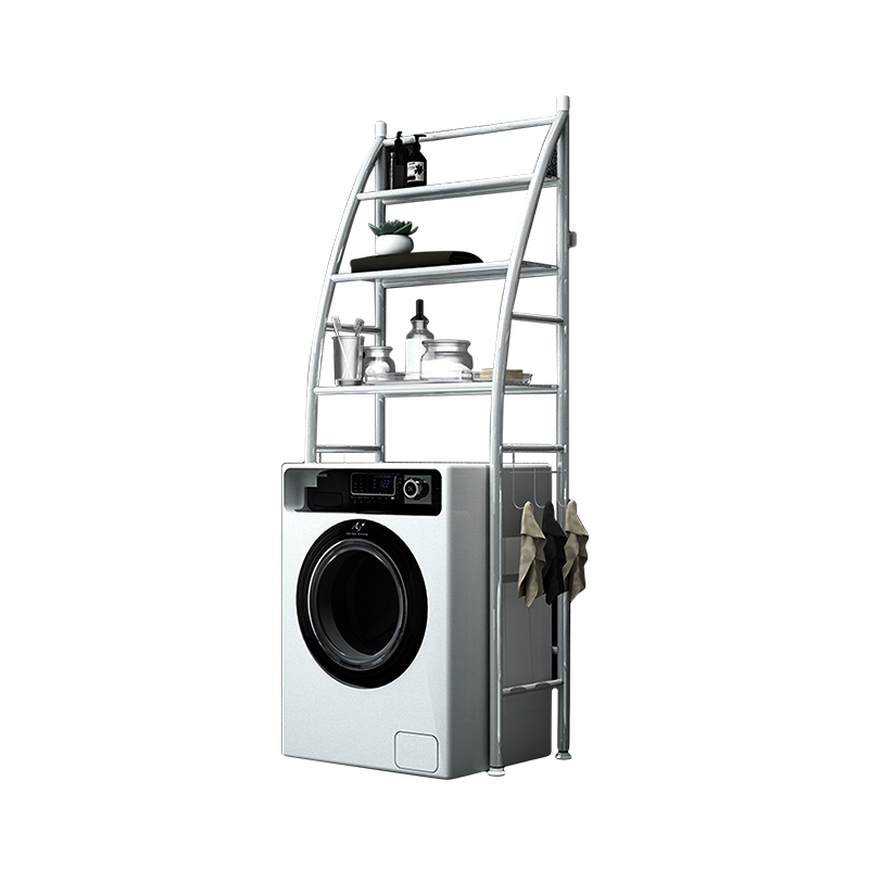 BTW9044 BORMANN BTW9044 Επιδαπέδια Ραφιέρα Μπάνιου Μεταλλική , Λευκή ,68X25X166cm - Image 1